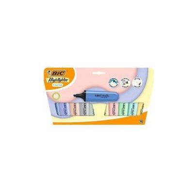 Bic, Marqueur, Flache Pastell-Textmarker, 10 Stück (10x) Bic, Marqueur, Flache Pastell-Textmarker, 10 Stück (10x)