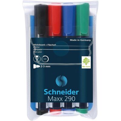 Schneider, Marqueur, Jeu de marqueurs Maxx 290 (4x) Schneider, Marqueur, Jeu de marqueurs Maxx 290 (4x)