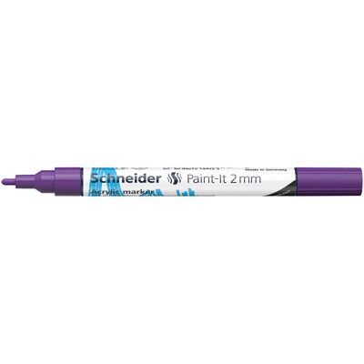 Schneider, Marqueur, Marqueur acrylique Paint-It 310 2mm violet (1x) Schneider, Marqueur, Marqueur acrylique Paint-It 310 2mm violet (1x)