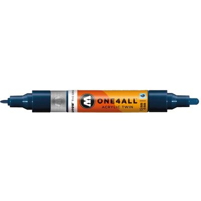 Molotow, Marqueur, Marqueur pour Maquettes - One4All Twin - Acrylique Bleu Pétrole - 1,5/4mm - -027 - 15 cm (1x) Molotow, Marqueur, Marqueur pour Maquettes - One4All Twin - Acrylique Bleu Pétrole - 1,5/4mm - -027 - 15 cm (1x)