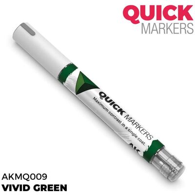 AK Interactive, Marqueur, - Quickmarker Vivid Green AK Interactive, Marqueur, - Quickmarker Vivid Green