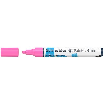 Schneider, Marqueur, Marqueur acrylique Paint-It 320 4mm rose (1x) Schneider, Marqueur, Marqueur acrylique Paint-It 320 4mm rose (1x)