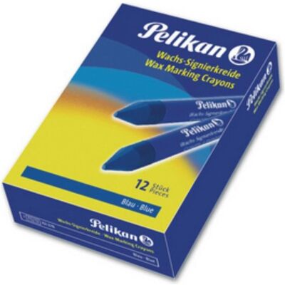 Pelikan Marqueur, Craies de cire pour signature bleu 772/12 (12x) Pelikan Marqueur, Craies de cire pour signature bleu 772/12 (12x)
