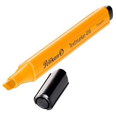 Pelikan Marqueur, Teksta Markeris triskantigs 414 oranzs Pelikan Marqueur, Teksta Markeris triskantigs 414 oranzs