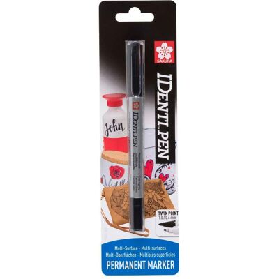 Sakura, Marqueur, IDenti Pen noir (1x) Sakura, Marqueur, IDenti Pen noir (1x)