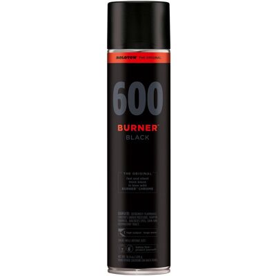 Molotow, Marqueur, Aérosol Burner 600ml black Molotow, Marqueur, Aérosol Burner 600ml black