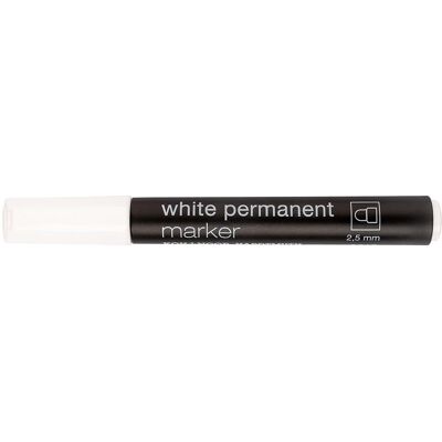 Koh-i-Noor, Marqueur, Marker Permanent- Marker 2,5 mm Rundspitze weiá Koh-i-Noor, Marqueur, Marker Permanent- Marker 2,5 mm Rundspitze weiá