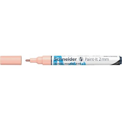 Schneider, Marqueur, Marqueur acrylique Paint-It 310 2mm abricot (1x) Schneider, Marqueur, Marqueur acrylique Paint-It 310 2mm abricot (1x)