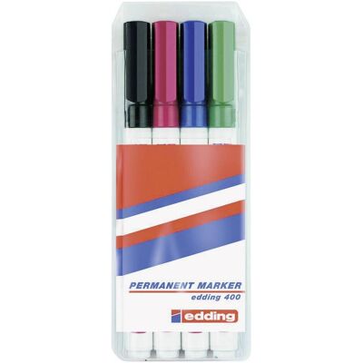 Edding, Marqueur, 400 (4x) Edding, Marqueur, 400 (4x)