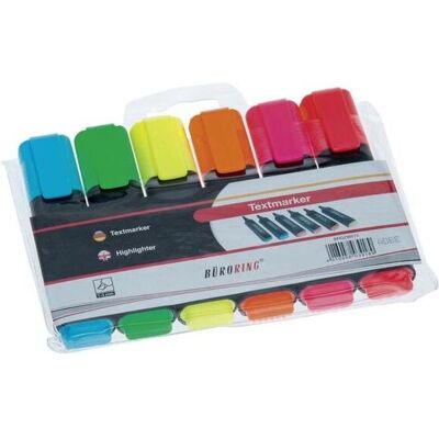 Westcott, Marqueur, Textmarker farbsortiert, 6 St. (6x) Westcott, Marqueur, Textmarker farbsortiert, 6 St. (6x)