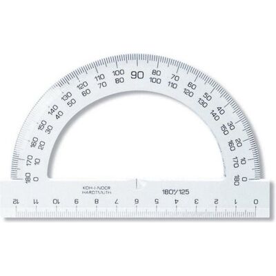 Koh-i-Noor, Règle, Winkelmesser 12 cm 746238 (12 cm, Matières plastiques) Koh-i-Noor, Règle, Winkelmesser 12 cm 746238 (12 cm, Matières plastiques)