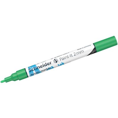 Schneider, Marqueur, Marqueur acrylique Paint-It 310 2mm vert (1x) Schneider, Marqueur, Marqueur acrylique Paint-It 310 2mm vert (1x)