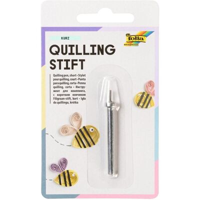FOLIA - Punta Corta 8 Mm - Aluminium - Stylo Quilling FOLIA - Punta Corta 8 Mm - Aluminium - Stylo Quilling