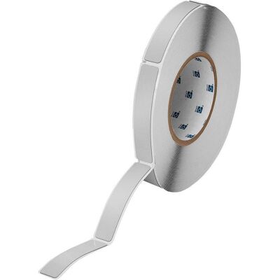 Brady, Rouleau d’étiquettes, THTEP-18-7593-SV, EPREP, polyester, argent, 60.00 x 400.00 mm, permanent, sur pliage en éventail (60 mm) Brady, Rouleau d’étiquettes, THTEP-18-7593-SV, EPREP, polyester, argent, 60.00 x 400.00 mm, permanent, sur pliage en éventail (60 mm)