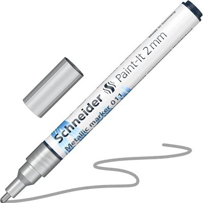 Schneider, Marqueur, Marqueur métallique Paint-It 2 mm argenté (1x) Schneider, Marqueur, Marqueur métallique Paint-It 2 mm argenté (1x)