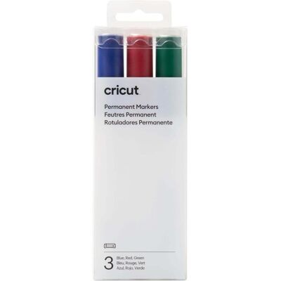 Cricut, Marqueur, Crayons de couleur pour traceurs de découpe 3 pcs. couleurs assorties (bleu, rouge, vert), 3 pcs. (3x) Cricut, Marqueur, Crayons de couleur pour traceurs de découpe 3 pcs. couleurs assorties (bleu, rouge, vert), 3 pcs. (3x)