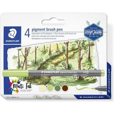 Staedtler Écriture + dessin, Design Journey" Forest Colors Set 4-pièces détail (4x) Staedtler Écriture + dessin, Design Journey" Forest Colors Set 4-pièces détail (4x)
