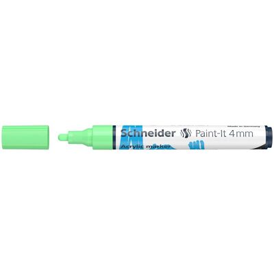 Schneider, Marqueur, Marqueur acrylique Paint-It 320 4mm vert pastel (1x) Schneider, Marqueur, Marqueur acrylique Paint-It 320 4mm vert pastel (1x)