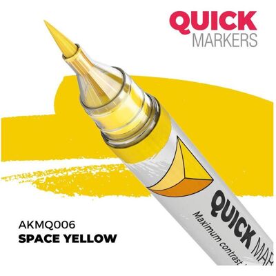 AK Interactive, Marqueur, - Quickmarker Space Yellow AK Interactive, Marqueur, - Quickmarker Space Yellow