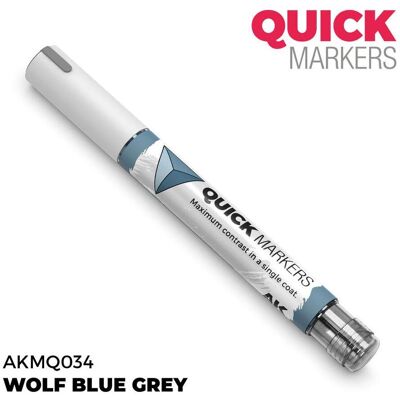 AK Interactive, Marqueur, - Quickmarker Wolf Blue Grey AK Interactive, Marqueur, - Quickmarker Wolf Blue Grey