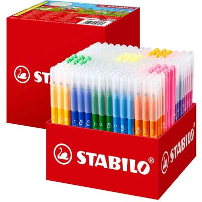 Feutre Stabilo Trio A-Z Fin Abricot - Feutre Feutre Stabilo Trio A-Z Fin Abricot - Feutre