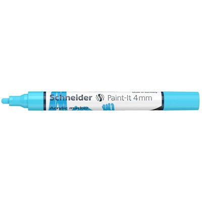 Schneider, Marqueur, Marqueur acrylique Paint-It 320 4mm bleu pastel (1x) Schneider, Marqueur, Marqueur acrylique Paint-It 320 4mm bleu pastel (1x)