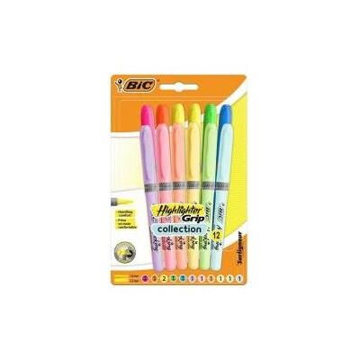 Bic, Marqueur, Grip Pastel Mix Textmarker, 12 Stück (12x) Bic, Marqueur, Grip Pastel Mix Textmarker, 12 Stück (12x)