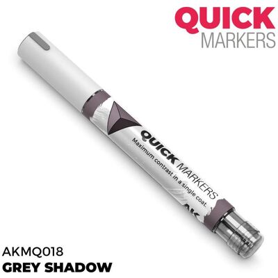 AK Interactive, Marqueur, - Quickmarker Grey Shadow AK Interactive, Marqueur, - Quickmarker Grey Shadow