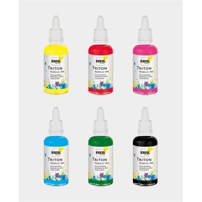 Kreul, Marqueur, Recharge marqueur acrylique Triton (6x) Kreul, Marqueur, Recharge marqueur acrylique Triton (6x)
