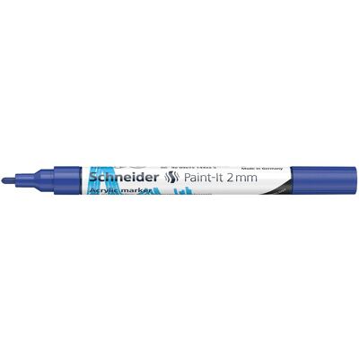 Schneider, Marqueur, Marqueur acrylique Paint-It 310 2mm bleu (1x) Schneider, Marqueur, Marqueur acrylique Paint-It 310 2mm bleu (1x)