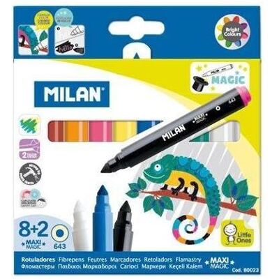 Milan, Marqueur, Maxi Magic Marker 8 Farben + 2 Magic (10x) Milan, Marqueur, Maxi Magic Marker 8 Farben + 2 Magic (10x)