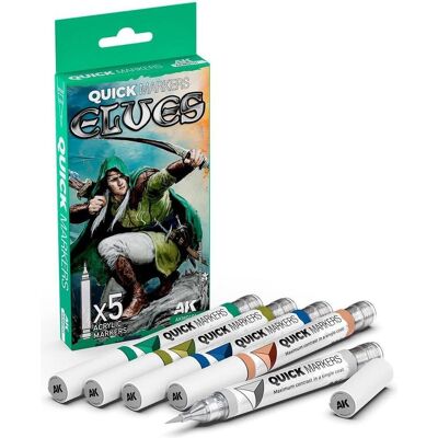 AK Interactive, Marqueur, Elves Quick Markers Set AK Interactive, Marqueur, Elves Quick Markers Set