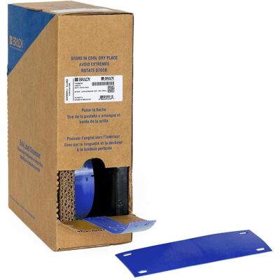 Brady, Rouleau d’étiquettes, BM71-25x75-7598-BL, polyester, bleu, brillant, 25.00 x 75.00 mm, non adhésif, gros rouleau (2 (25 mm) Brady, Rouleau d’étiquettes, BM71-25x75-7598-BL, polyester, bleu, brillant, 25.00 x 75.00 mm, non adhésif, gros rouleau (2 (25 mm)