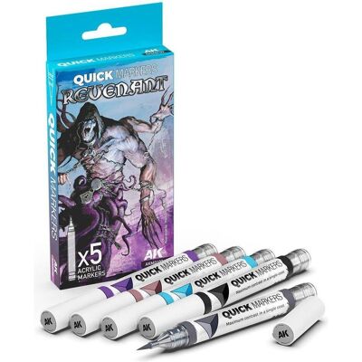 AK Interactive, Marqueur, Revenant Quick Markers Set AK Interactive, Marqueur, Revenant Quick Markers Set
