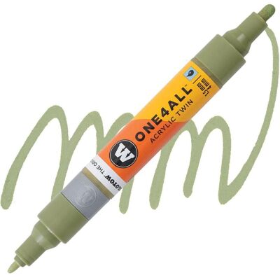 Molotow, Marqueur, Marqueur pour Maquettes - One4All Twin - Acrylique Amazone Clair - 1,5/4mm - -205 - 15 cm (1x) Molotow, Marqueur, Marqueur pour Maquettes - One4All Twin - Acrylique Amazone Clair - 1,5/4mm - -205 - 15 cm (1x)