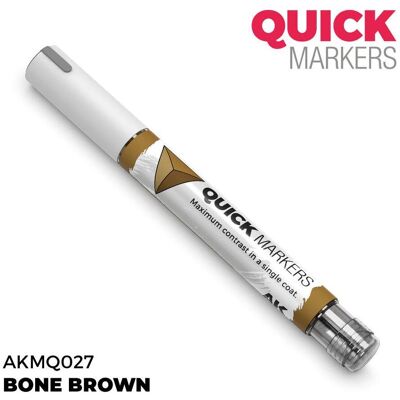 AK Interactive, Marqueur, - Quickmarker Bone Brown AK Interactive, Marqueur, - Quickmarker Bone Brown