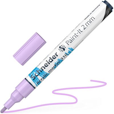 Schneider, Marqueur, Marqueur acrylique Paint-It 310 2mm violet pastel (1x) Schneider, Marqueur, Marqueur acrylique Paint-It 310 2mm violet pastel (1x)
