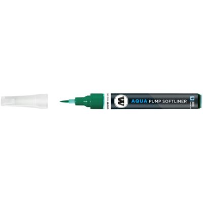 Molotow, Marqueur, Marqueur pinceau Pump Softliner Aqua 1mm vert foncé (1x) Molotow, Marqueur, Marqueur pinceau Pump Softliner Aqua 1mm vert foncé (1x)