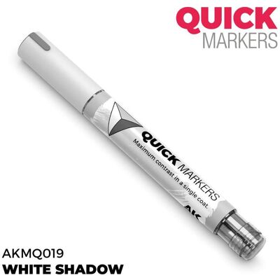 AK Interactive, Marqueur, - Quickmarker White Shadow AK Interactive, Marqueur, - Quickmarker White Shadow
