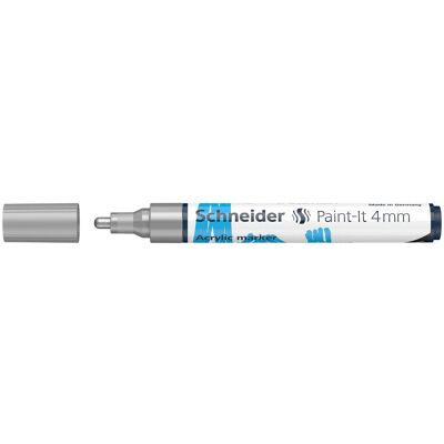 Schneider, Marqueur, Marqueur acrylique Paint-It 320 4mm argenté (1x) Schneider, Marqueur, Marqueur acrylique Paint-It 320 4mm argenté (1x)