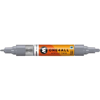 Molotow, Marqueur, Marqueur pour Maquettes - One4All Twin - Acrylique Gris Cool Pastel - 1,5/4mm - -203 - 15 cm (1x) Molotow, Marqueur, Marqueur pour Maquettes - One4All Twin - Acrylique Gris Cool Pastel - 1,5/4mm - -203 - 15 cm (1x)