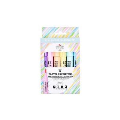 Koh-i-Noor, Marqueur, Pastellpinselmarker, 6 Farben (6x) Koh-i-Noor, Marqueur, Pastellpinselmarker, 6 Farben (6x)