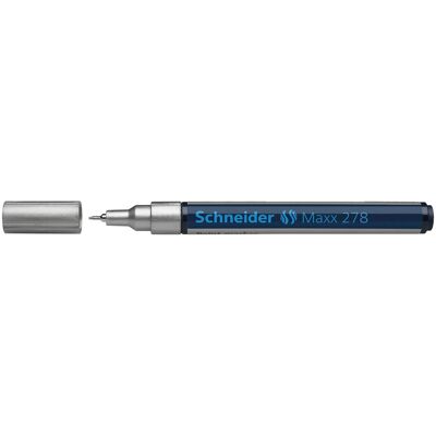 Marqueur Schneider Maxx 278 - Pointe ronde 0,8mm Argent Marqueur Schneider Maxx 278 - Pointe ronde 0,8mm Argent
