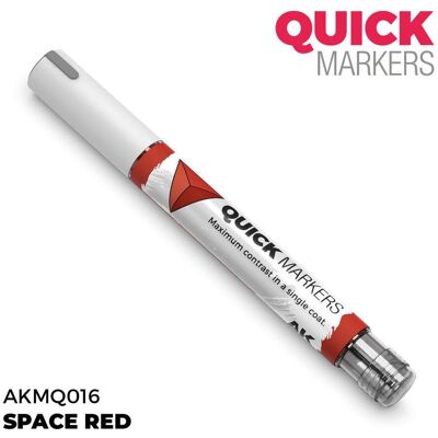 AK Interactive, Marqueur, - Quickmarker Space Red AK Interactive, Marqueur, - Quickmarker Space Red