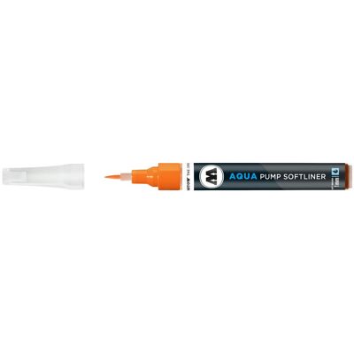 Molotow, Marqueur, Marqueur pinceau Pump Softliner Aqua 1mm orange (1x) Molotow, Marqueur, Marqueur pinceau Pump Softliner Aqua 1mm orange (1x)