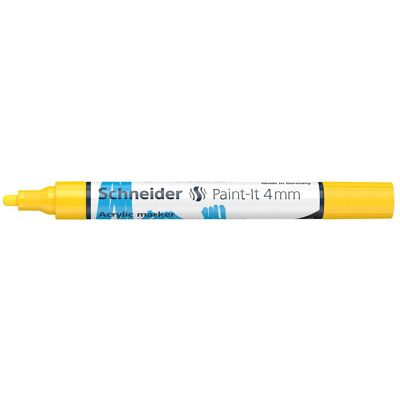 Schneider, Marqueur, Paint-it 320 Marqueur acrylique 4 mm 15 cm Gelton (1x) Schneider, Marqueur, Paint-it 320 Marqueur acrylique 4 mm 15 cm Gelton (1x)