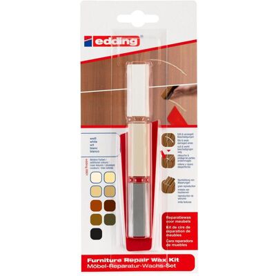 Edding, Marqueur, Kit de cire de réparation pour meubles (3x) Edding, Marqueur, Kit de cire de réparation pour meubles (3x)
