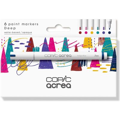 Copic, Marqueur, Marqueur acrea Set Deep (6x) Copic, Marqueur, Marqueur acrea Set Deep (6x)