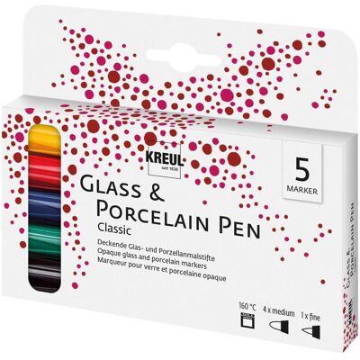 Ensemble de 5 Stylos Porcelaine KREUL Ensemble de 5 Stylos Porcelaine KREUL