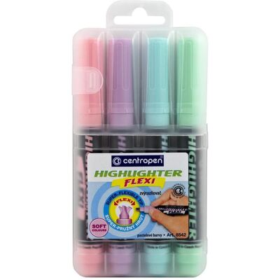 Centropen, Marqueur, Flexi Pastell Textmarker 4 Stk. (4x) Centropen, Marqueur, Flexi Pastell Textmarker 4 Stk. (4x)